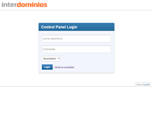 Tablet Screenshot of dominios.interdominios.com
