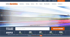 Desktop Screenshot of interdominios.com