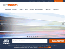 Tablet Screenshot of interdominios.com